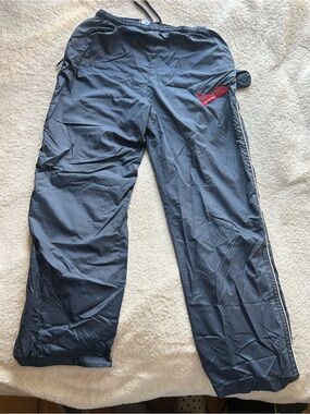 Holloway Navy Track Pants with White Logo Tag